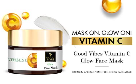 Good Vibes Vitamin C Glow Face Mask Deep Cleansing