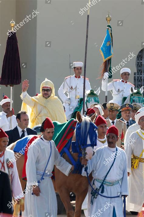 Moroccos King Mohammed Vi Waves Crowd Editorial Stock Photo Stock