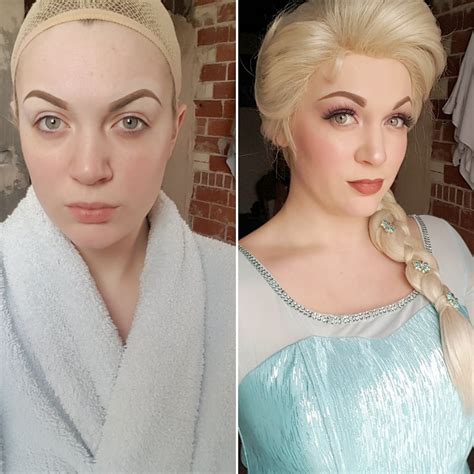 Self Elsa Cosplay Side By Side Cosplay