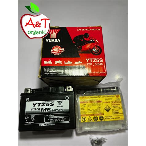 Yuasa Ytz5s 12v 35ah Genuine Battery Indonesia Mio Gravis Soul I125 Mio I125 Crf 150l