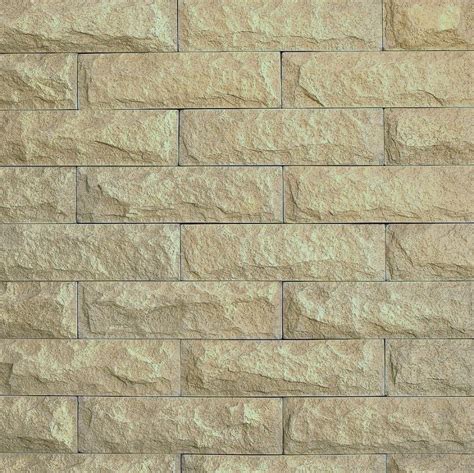 Traditional Stone Wall Sandstone Brick Buff Homemate Shop Co Uk