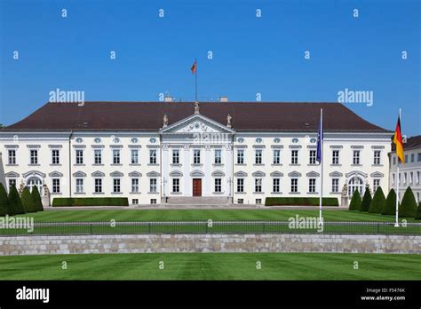 Berlin Castle Bellevue official residence of the German President Stock ...