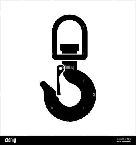 Crane Hook Icon Tow Hook Vector Art Illustration Stock Vector Image