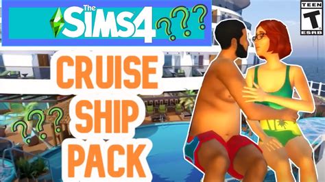 Cruise Ship Pack Hints Sims 4 Speculation News 2020 Youtube