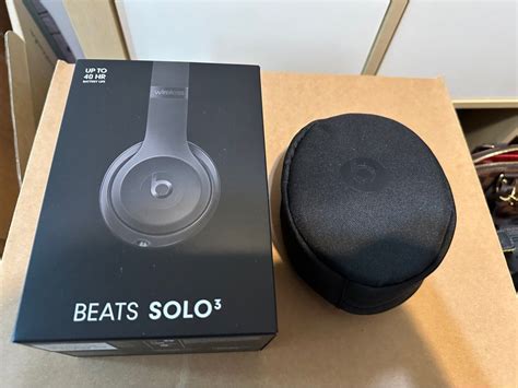 Beats Solo 3 wireless black, Audio, Headphones & Headsets on Carousell