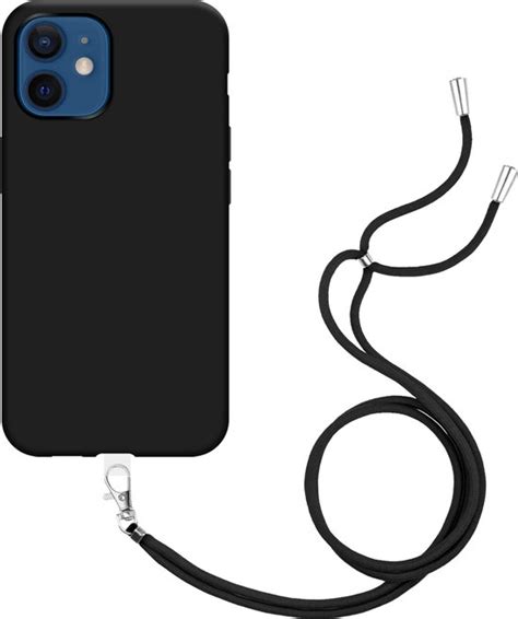 Cazy Soft TPU Telefoonhoesje Met Koord Geschikt Voor IPhone 12 12 Pro