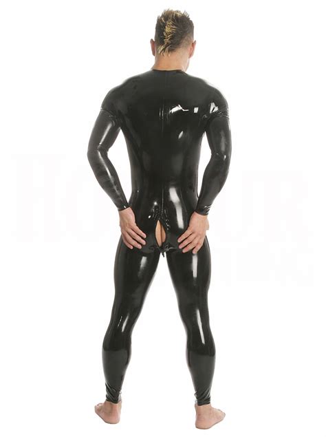 Latex Catsuit F R Herren Mit Crotchzip Latex Catsuits Latex