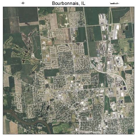 Aerial Photography Map of Bourbonnais, IL Illinois