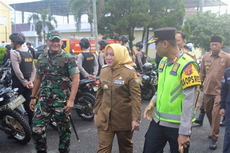 Komandan Kodim 0406 Lubuk Linggau Menghadiri Apel Pergeseran Personil