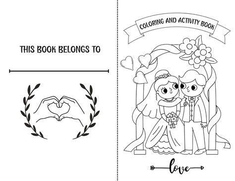 Wedding Coloring Printables Gratis Bruiloft Kleurplaat