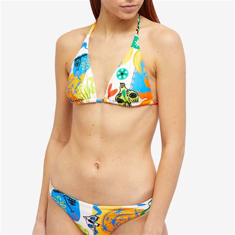 Al Mais Soleil Triangle Bikini Top Multi End Tw