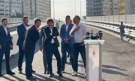 Nicușor Dan la inaugurarea Pasajului Doamna Ghica Marea lui utilitate