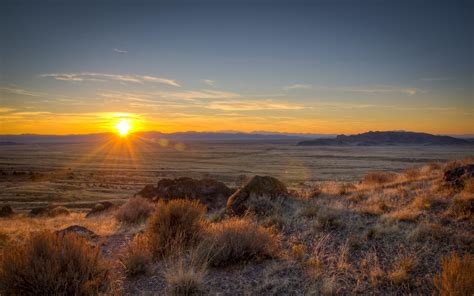 Wallpaper Utah, USA, grass, sunrise, dawn 2560x1600 HD Picture, Image