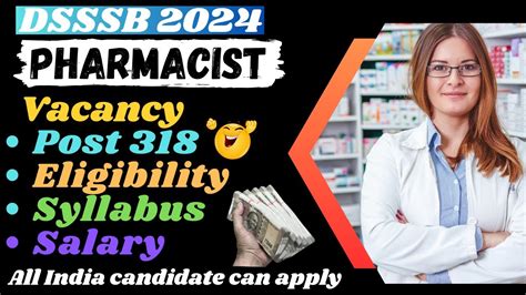 Dsssb Pharmacist Notification Apply For Vacancies Dsssb