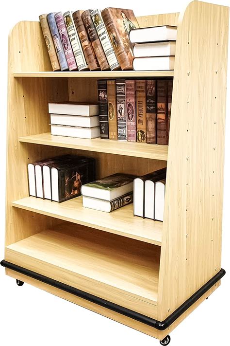 Amazon Fixturedisplays Maple Wood Book Shelf Mobile Bakery Wall