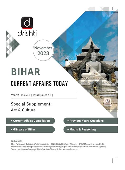 Drishti Ias Bihar Current Affairs November In English Government