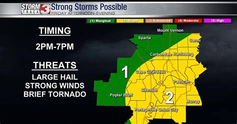 A Few Strong Storms Possible Friday Afternoon News