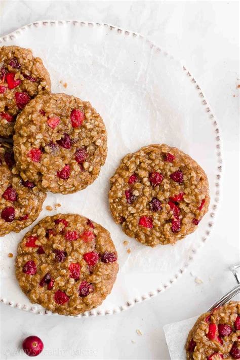 Healthy Cranberry Oatmeal Cookies Amy S Healthy Baking