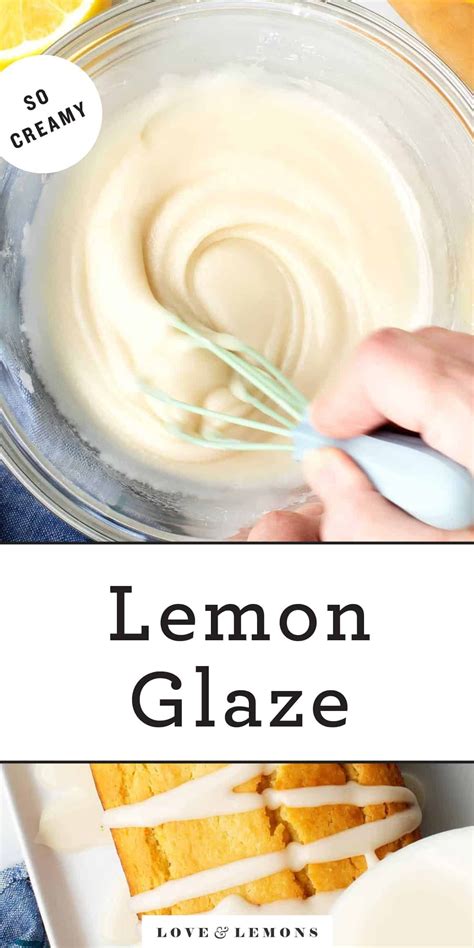 You Only Need 2 Ingredients To Make This Easy Lemon Glaze Recipe Its Delicious On Baked Goods