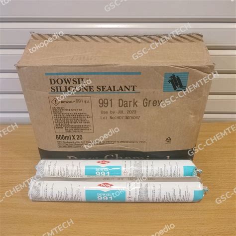 Jual Dowsil Silicone Sealant Dark Grey Shopee Indonesia