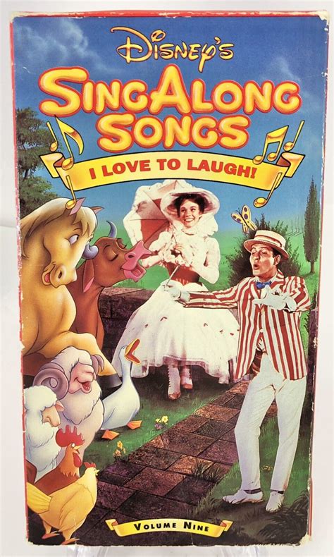 Mavin Disney Sing Along Songs Mary Poppins I Love To Laugh Vhs Video Tape Volume 9