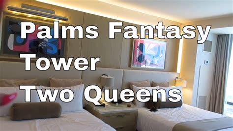 Palms Fantasy Tower Two Queen Las Vegas Room Tour Youtube