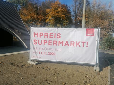 Jetzt fix MPREIS eröffnet noch im November in 5 Minuten Nachrichten