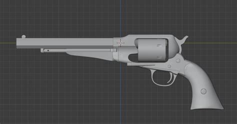 3d Printed Rolands Deschains Revolver Prop Gun By Edgars Dimants Pinshape