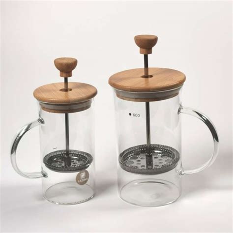 Promo New Latina Bamboo French Press Coffee Beaker Server Pot 600ml Terbaik Diskon 37 Di Seller