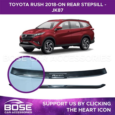 Premium Toyota Rush G E Rear Bumper Cover