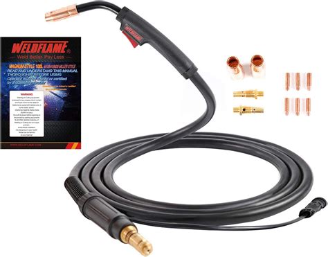 WELDFLAME MIG Welding Gun Torch Stinger 150Amp 12ft 3 6m Replacement