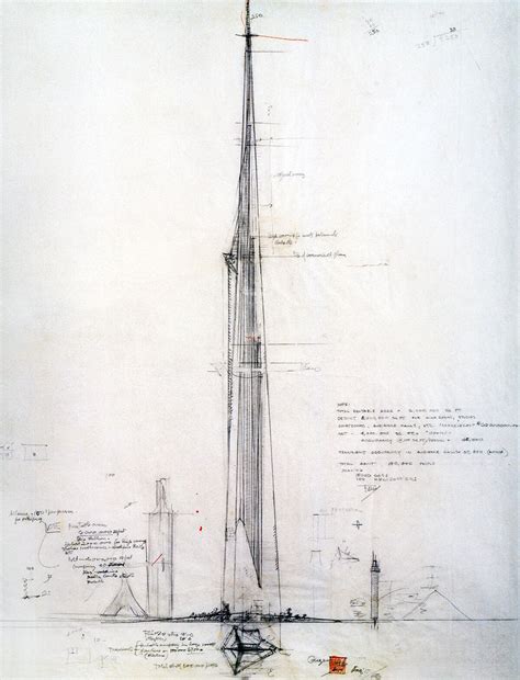 Frank Lloyd Wright’s Mile High Skyscraper Proposal — On Verticality
