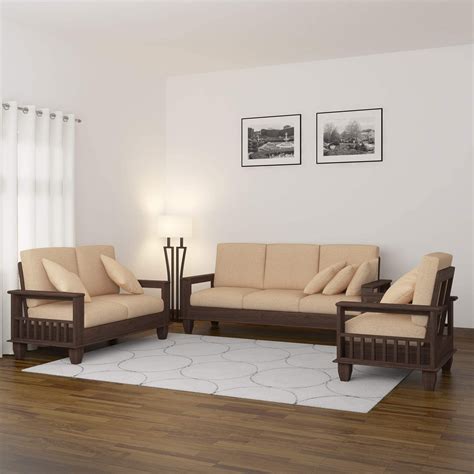 Buy Dream Look Furniture Solid Sheesham Wood Standard Sofa Set Seater