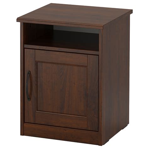 Songesand Bedside Table Brown 42x40 Cm Ikea