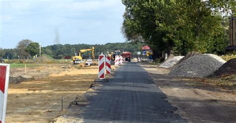 Trwa przebudowa drogi Radom Gębarzów Polany