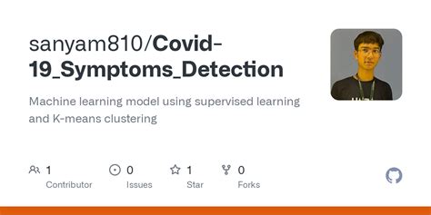 GitHub Sanyam810 Covid 19 Symptoms Detection Machine Learning Model