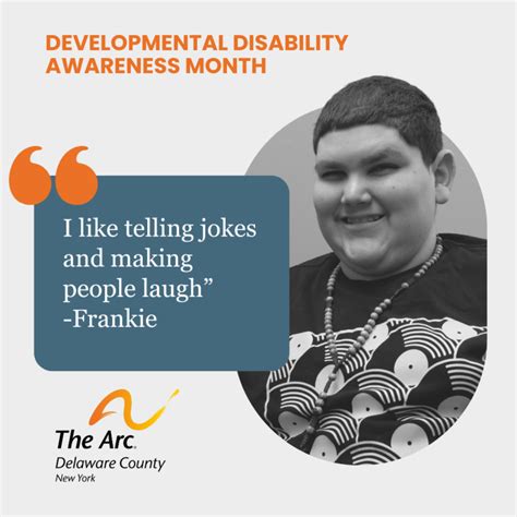 Developmental Disabilities Awareness Month The Arc Of Delaware County