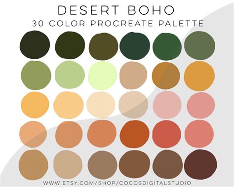 Desert Color Palette Hex Color Palette Summer Color Palette Desert