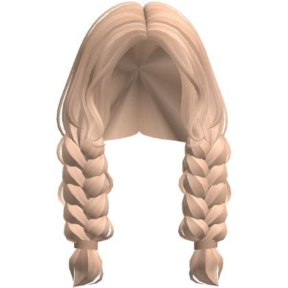 Cute Fluffy Braids Blonde Roblox Item Rolimon S