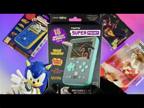 SUPER POCKET TAITO Edition EVERCADE Gameplay Review Figures Toys