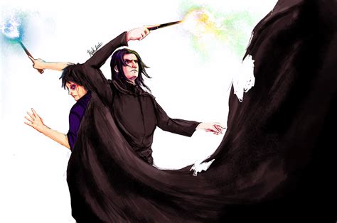 Over Snape's Death Body by Blackfont on DeviantArt