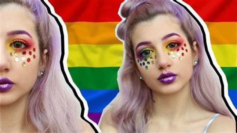 Gay Pride Rainbow Makeup Ένα διαφορετικό Tutorial Youtube