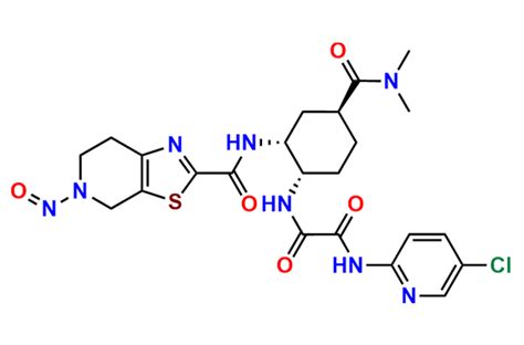 N Nitroso N Desmethyl Edoxaban CAS No NA NA