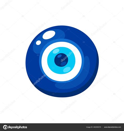 Nazar Boncugu Turkish Evil Eye Amulet Glass Eye Charm Protection Vector