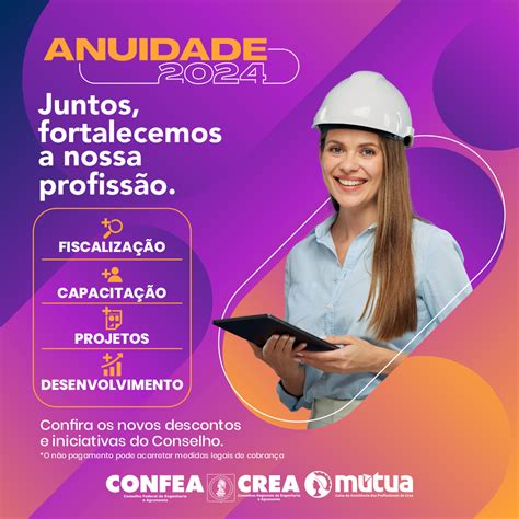 Anuidade de 2024 traz descontos inéditos para o profissional registrado