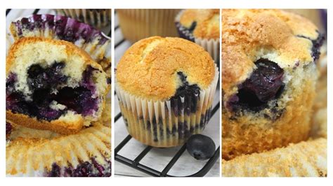 Delicious Blueberry Muffins Moist Blueberry Muffins Recipe Youtube