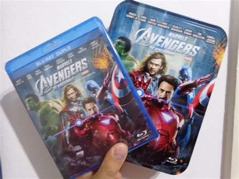 Vingadores Blu ray Duplo Lacrado Lata Frete Grátis Frete grátis