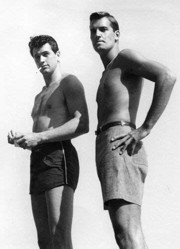 Booksclutterenglandmen — Pastmalebeauty Rock Hudson With His Partner Rock Hudson Movie