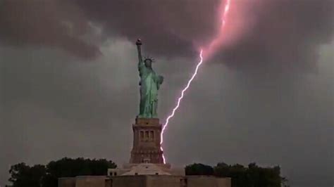 Statue Of Liberty Lightning Strike Date Hulda Rosalynd