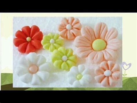 Decoracion De Queques Fondant Flowers Cake Decorating Videos Flower